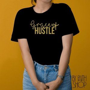 Grace + Hustle Unisex T-shirt Faith based Graphic